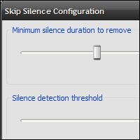 Konfiguracja wtyczki Skip Silence